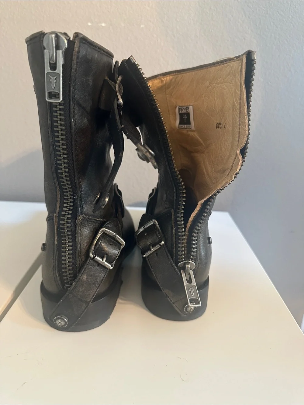 Vintage Frye boots, boots, black, women’s 9.5B - Picture 7 of 9